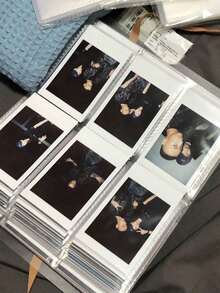 Transparent Flip-Page Sticker Photo Album 120/240 Slots, For Storing Photos, Movie Tickets, Celebrity Cards, Postcards, Art & Craft Scrapbooking - A - View 4