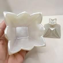 3D Diamond Pyramid Faceted Storage Box Silicone Mold With Lid, Epoxy Resin Crystal Jewelry Storage Box Can Mold, DIY Cement Plaster Candle Holder Can Container Mold, Home Decor Gift - Multiple Styles - View 11