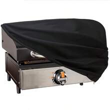 Griddle Dust Cover, Waterproof, Weather-Resistant, Windproof Drawstring, Heavy Duty Griddle Cover 210D Polyester, Suitable For Garden Griddle, BBQ Grill Cover - Black - View 5