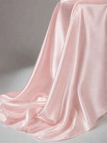 Blush Pink Satin Fabric, Soft Smooth Silky Glossy Solid Color Material, Suitable For Wedding Dress, Bridesmaid Gown, Skirt, Shirt, Backdrop, Tablecloth Decoration, DIY Sewing, Handmade, Fashion Clothing Fabric - 1 - View 11