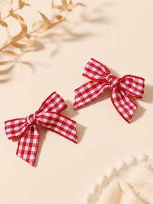 16pcs Girls Cute Multi-Color Sweet Bow Hair Clips, Suitable For Daily School Wear - Multicolor - View 4