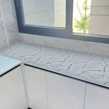 1 Roll - Blue 3D Marble Pattern Waterproof Wall Sticker - Heat Resistant And Oil Resistant - Waterproof And Oil-Proof Self-Adhesive Wallpaper - Suitable For Kitchen - Bathroom - Stove Countertop - Tile Cabinet Repair - Marble Film Design - Heat Resistant Countertop - Marble Texture - Easy Installation - Marble Countertop - Bluestone Gilded - View 5