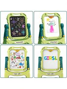 Kids Magnetic & Mechanical Drawing Boards - Green - View 8