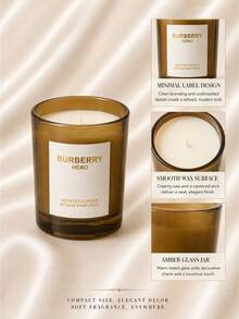 Burberry Scented Candle, Elegant Fragrance And Exquisite Design, Perfect For Home Decor And Gifting - Burberry Scented Candle - View 7