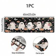 1pc Halloween Cute Ghost Design, Non-Slip Rubber Faucet Water Absorbent Mat, Bathroom Faucet Splash Guard, Mud Guard, Moisture-Proof Non-Slip Faucet Pad, Kitchen Countertop Accessory. Protect Your Kitchen Countertop. - Multicolor - View 12