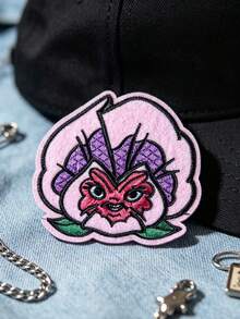 1件/2件/3件/4件 正版愛麗絲夢遊仙境紫色三色堇刺繡燙貼補丁 - 彩色 - 查看 8