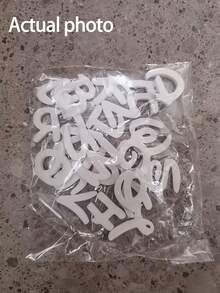 26pcs A-Z Uppercase Letter Clay Stamps, Suitable For Polymer Clay, Pottery And DIY Crafts - Reusable Plastic Letter Stamps, Including A-Z Uppercase Cursive Letters, Suitable For Letter Creation, Scrapbooking, Greeting Card Making - Multicolor - View 8