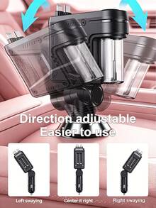 W&O Scent Diffuser Car Charger, 30W Fast Charging With 2 Retractable Charging Cables, USB & Type-C Ports, Supports 4 Devices Simultaneous Charging, Universal For IPhone17 16 15 14 13 12 11, Android & Tablets - Aromatherapy Car Charger - View 6