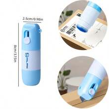2-In-1 Portable Identity Protection Stamp And Box Opener, With Refill Ink, Leak-Proof Pocket Privacy Tool, Reusable, Suitable For Covering ID Cards, Express Packages, Labels And Bills Addresses - 2-in-1 Privacy Protection Stamp - View 9