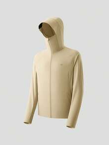 Beneunder Men's Breathable Cooling Sun-Protection Jacket (Regular Fit) AL106 - Apricot - View 8