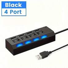 4/7 Port Multi-Port USB Hub Switch Power Strip Splitter For Computer Laptop USB Drive Hard Drive - View 12
