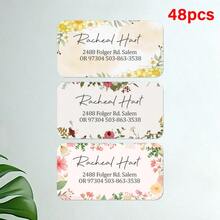 Personalized Floral Theme Address Labels - Customizable Return Address Stickers, Suitable For Letters, Cards And Gift Packages - Perfect For Home Office, Celebrations And Daily Mail - Waterproof And Easy To Apply Customized Labels - Elegant Floral Design Adds A Stylish Touch To Your Mail - Ideal For Weddings, Parties And Special Occasions - High Quality And Durable Address Labels, Meet All Your Mailing Needs, Holiday Calendar - Style D - View 35