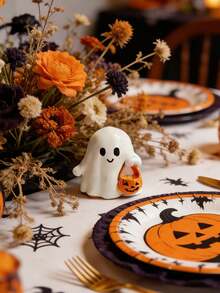 1pc Halloween Ghost Desktop Decor Accessory, Ghost Desktop Ornament, Ghost Scenery Material, Halloween Theme Handmade Decoration And Accessory, Suitable For Home Decor And Holiday Party Arrangement (Not A Children's Toy) - Multi-color - View 8