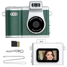 Mini Retro Keychain Camera,1080P HD Digital Camera With Photo & Video Function,Portable Vintage Pocket Camera With Key Ring Design,Compact Travel Camera For Daily Recording,Creative Birthday Gift For Teens Adults - X8 Mini Camera - View 13