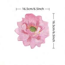 8/24/36pcs Pink Lotus Party Napkins, Unique Design Cocktail Napkins With Exquisite Lotus Petal Lace Edge. Perfect For Weddings, Princess Birthday Parties, Afternoon Tea, Outdoor Picnics And Girls Gatherings. - View 5