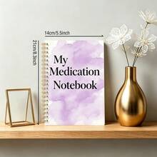 1PC A5 Medical Log: My Medication Notebook, A Practical Medical Tool For Recording Daily Medication And Personal Health Management - M-b - View 2