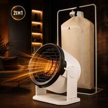 110V 127V 2 Em 1 Secadora De Roupas Elétrica 800W Compacta Dobrável Mini Portátil Aquecedor De Parede Para Armário Cabide Bolsa Viagem Dormitório Casa Apartamento Secagem Rápida Eficiente Ar Quente Temporizador - Entrada do Brasil (127V) - Visão 11