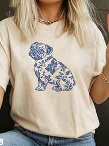 Women T-Shirts - Apricot - View 10