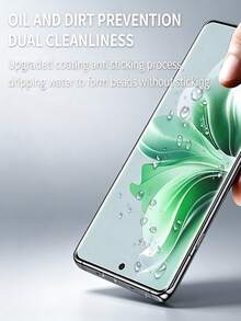 2Pcs HD Hydrogel Film Flexible Explosion-Proof Scratch Resistant Phone Screen Protector Compatible With Xiaomi/ Note 15/ Reno/Honor Magic 8 Pro Lite/Compatible With Tecno Various Curved Surface Models With Smooth Touch Automatic Adsorption Support Fingerprint Recognition Friendly Shell Soft Film - Clear - View 8