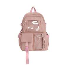 Mochila versátil de gran capacidad, clásica y linda, portátil y adecuada para viajes y traslados, ideal para la temporada de regreso a clases - Shangchen8016 - Ver 10