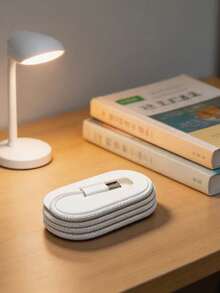 便攜式防纏繞手機充電線收納夾－桌面與旅行通用線材管理夾，便攜式耳機/充電線收納架，適合通勤與旅行使用 - 彩色 - 查看 9