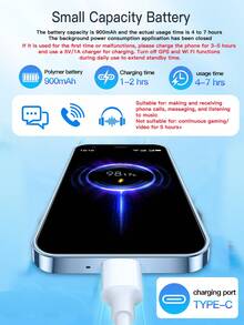 SERVO 15SE 迷你智能手机，Android 8.1 操作系统，2GB 运行内存，16GB 机身存储，双卡双待，3.0 英寸屏幕，支持 3G WCDMA 网络，小巧可爱 - 粉色 - 查看 9