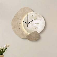 Luxury Creative Planet Home Decor Wall Clock, Ultra-Quiet Quartz Movement, No Ticking Sound, Flat Design, Suitable For Decorating Living Room, Bedroom, Office, Kitchen And Cafe, Perfect Decorative Gift For Friends And Family, Can Be Used For Room Decor, Bedroom Decor, Dorm Decor, Back To School Decor, School Surprise, Back To School Season, Wedding Decor, Friend Birthday Gift, Home Decor And School Supplies. - Multicolor - View 11