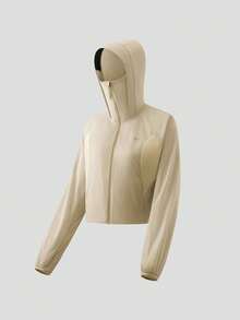 Beneunder Women's Lightweight Water-Repellent Sun-Protection Jacket (Short-Length) TS400 - Khaki - View 10