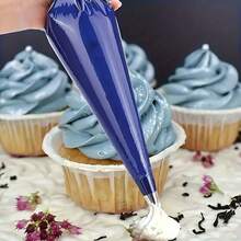 100pcs Deep Blue Continuous Roll Piping Bags, Disposable Anti-Burst Baking Bags, High-Quality Pastry Bags - Non-Slip Design, Continuous Roll Dust-Proof Sealing - Suitable For Cupcakes, Cookies, Cake Decoration - Home, Professional Bakery, Party Use, Space-Saving Roll Packaging - View 7