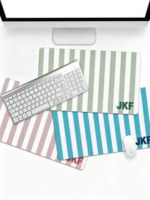 客製化辦公桌墊 個性化字母刺繡滑鼠墊 正反兩用防滑潛水布墊 辦公室裝飾 教師禮物 女性主管辦公室必備 開學季房間布置 居家美學裝飾 - 彩色 - 查看 6