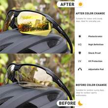 SCVCN Photochromic Cycling Glasses, Pink Photochromic Fashion Glasses, Unisex Fashion Outdoor Sports Eyewear, Real CS Eyeglasses, - Multicolor - View 2