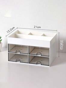 Large Capacity Multi-Function Storage Rack Tool Box Style Wall-Mounted Organizer Portable Jewelry Stand Stationery Office Supplies Cosmetics Pen Holder Office Supplies Cosmetics Room Decor Bathroom Accessories Travel Essentials Back To School - Multicolor - View 14