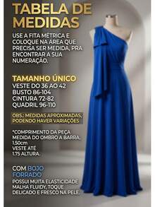 Long Party Dress With Lace, Lined Cups, Comfortable, Elegant, Simple - Royal Blue - View 6