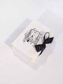 5pcs Halloween Book Shaped Gift Boxes With Ribbon, Magic Book Print Paper Favor Boxes, Mini Book Style Gift Packaging For Halloween Party Favors, Jewelry, Small Gifts, Classroom Exchange, Haunted House Decorations, Easy To Assemble - 12.5X9X4cm - View 13