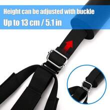 Black Volleyball Jump Trainer, Adjustable Hanging Height Assist Device, Rotating Waist Belt, Pitching & Spiking Training Strap - A - View 6