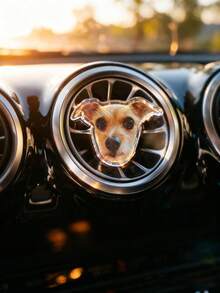 1pc Personalized Acrylic Car Air Vent Clip, Customizable With Pet Photo And Family Photo, Novel Adult Car Interior Decoration, Unique Air Vent Ornament, Customizable Pet Lover Gift - 6cm Special-shaped Car Air Outlet Clip - View 7