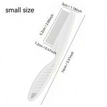 Large/Small Pet Dematting Comb, Double Sided Dog Grooming Rake Brush For Dogs & Cats, Stainless Steel Blades, Non‑Slip Handle Pet Shedding Tool,Dog Rake Brush ,Cat Dematting Tool,Double Sided Pet Grooming Rake,Remove Matted Fur,Pet Hair Knot Cutter - Multicolor - View 18