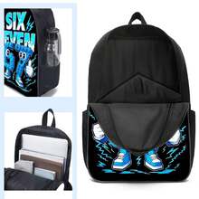 3-Piece 16.5 Inch Student Backpack Set, Includes Tote Bag And Pencil Case, Suitable For Back To School Season - Number 67 (blue) - View 7