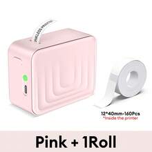 Imprimante d'étiquettes Marklife M1 sans fil Bluetooth portable, machine à autocollants, convient pour le bureau, l'école, la maison, le DIY, les étiquettes de code-barres et de noms, imprimante thermique - Multicolore - Voir 11