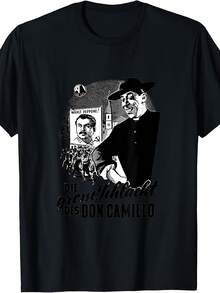Men T-Shirts - 黑色 - 查看 1
