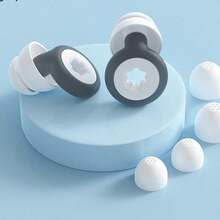 1 Pair New Waterproof Swimming Earplugs, Noise-Canceling Silicone Earplugs For Students, Dorm Study, Anti-Noise Sleep Soundproofing - Multicolor - View 12