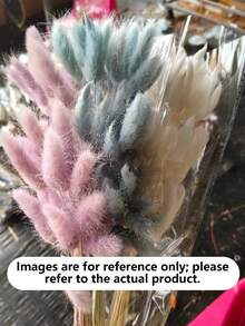 Multi-Color Bohemian Style Artificial Reed Grass, Light Pink Blue Lavender Fluffy Faux Flower Stems, Real Synthetic Grass, Long-Lasting Decoration, Fashionable Bohemian Style Wedding Centerpiece, Home Space, Suitable For Christmas, Halloween - Multicolor - View 11