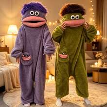 Winter Funny Bathrobe, Warm Bathrobe, Suitable For Winter, Living Room, Bedroom - Multiple Colors - View 2