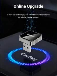 XUDA 新版 CarPlay AI Box Mini Superbox 有線轉無線，無線 CarPlay 與 Android 2 合 1 功能，支援 2.4-5.0 GHz WiFi 5，適用於 99% 配備有線 CarPlay 與 Android 功能的車款 - C - 查看 7