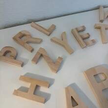 Custom Wooden Letters | Wooden Material | Laser Cut Letter Shapes | Customizable Wooden Letters | Bedroom Wall Decor | Wooden Letters - Sold Individually, Wooden Craft Letters, Holiday Decor, Custom Signage Letters, Can Use Any Font Or Vector File, Suitable For Home Or Office Indoor Use - Can Be Used For Commercial Signage, Bedroom Decor Or Room Design, Halloween, Christmas. - Multicolor - View 8