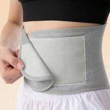 1pc Waist Brace For Men Women, Adjustable Lumbar Support Belt - Grey - View 10