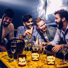 APODESS 12-teiliges Set mit Windlichtern für Junggesellenabschiede, ideal als Tischdekoration für Junggesellenabschiede und besondere Anlässe – Party-Zubehör-Set - Übersicht 4