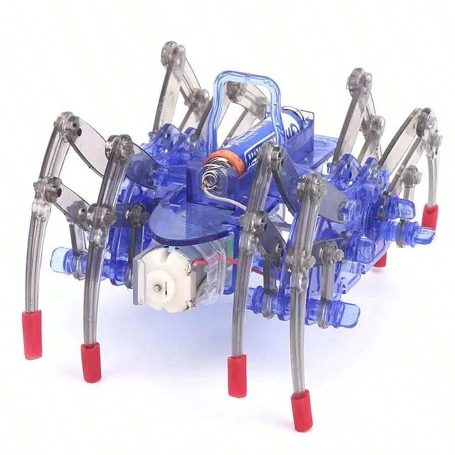 Kit Didáctico Robot Araña De Acrílico Para Armar Araña Claro - Multicolor - Ver 1