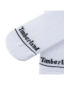 Timberland Unisex Mid-Calf Socks 3PP Core Quarter Crew WHITE, FQ Comfortable Soft Fit Sports Casual Socks A2PW1100 - White - View 4