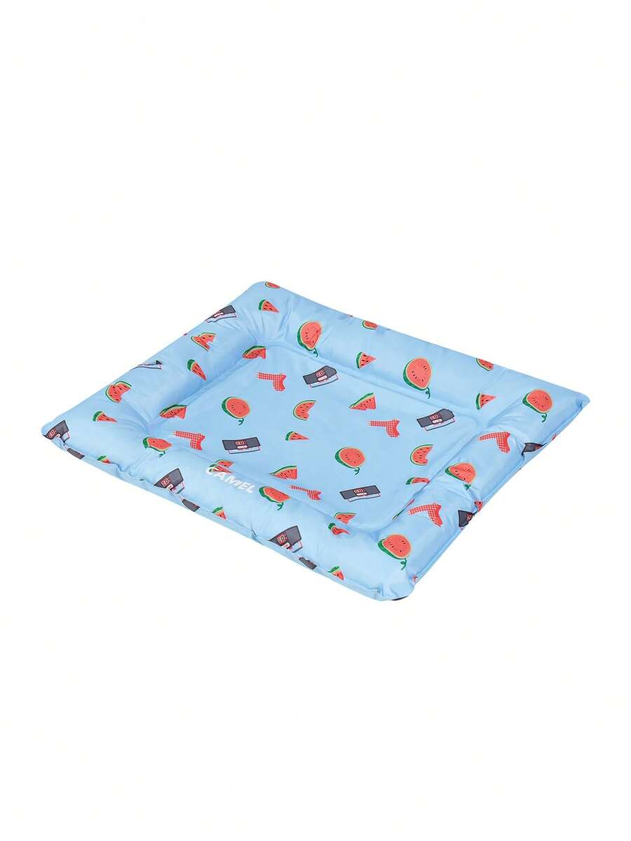 CAMEL CROWN Sound-Insulating Cooling Ice Pad, Non-Slip Carpet, Waterproof Sleeping Mat - Refreshing Watermelon - View 1